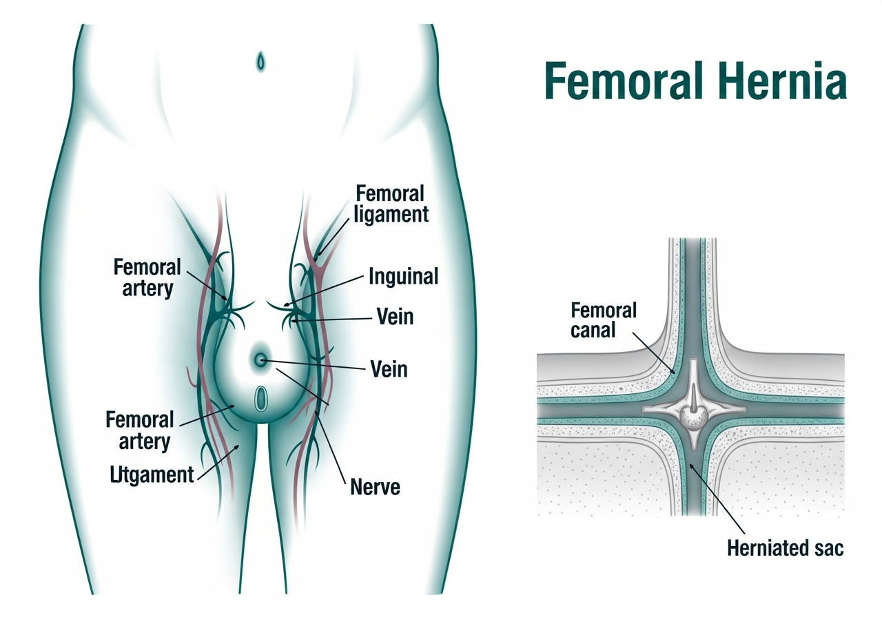 Femoral Hernia Treatment Punjab - Thigh Hernia Surgery