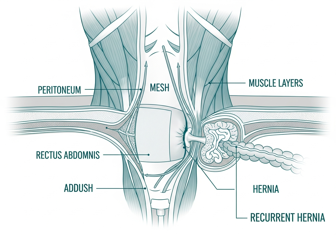 Recurrent Hernia Treatment Punjab - Repeat Hernia Surgery